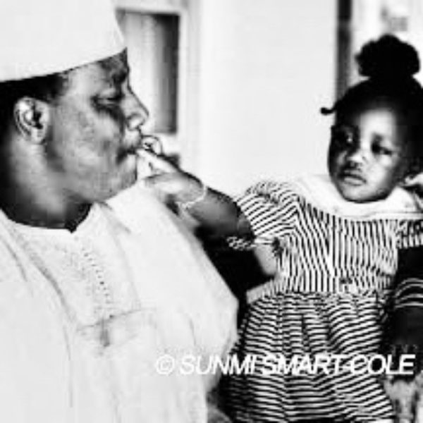 President Babangida and his daughter, Halima.